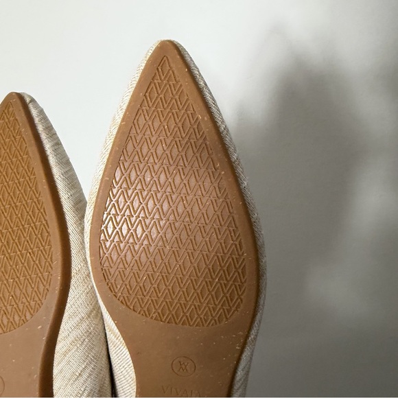 Vivaia Flats Hemp Oatmeal Tan Neutral Color Size 39/7.5 Womens shoes - Picture 8 of 12